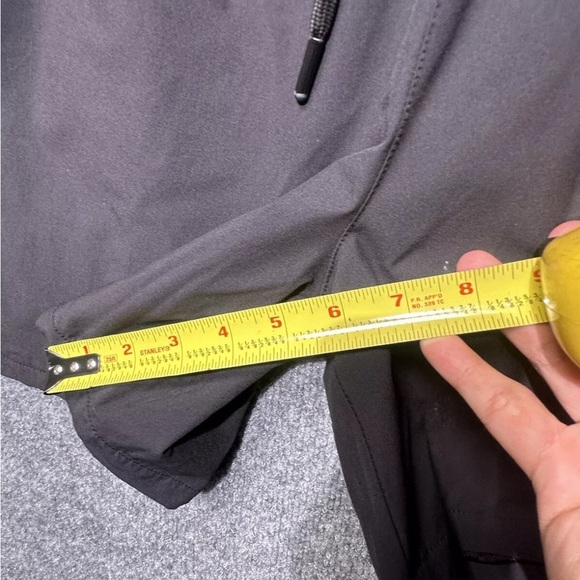 Maison Article Men’s Stretch Waist Drawstring Athletic Shorts Black Large - Picture 6 of 10